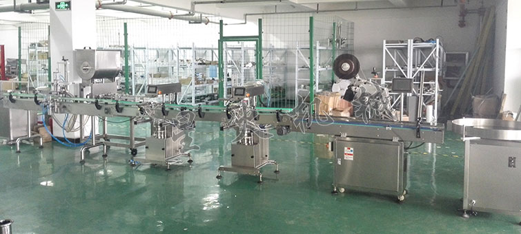 全自動(dòng)醬料灌裝生產(chǎn)線，大顆粒醬料灌裝生產(chǎn)線